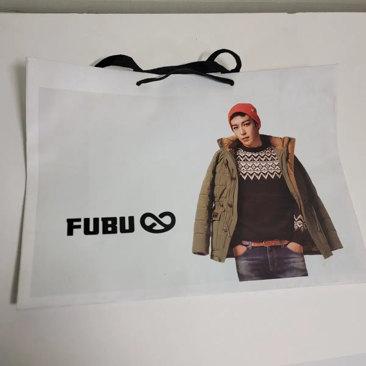 빅뱅 탑 TOP FUBU 빅사이즈 쇼핑백